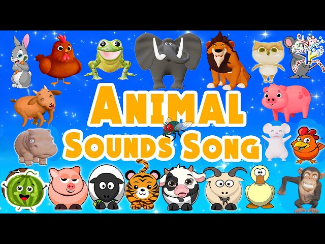 The Animal Sound Songs AG5AB | Guess the animals sounds || Kids Song & Nursery Rhymes || EduFam