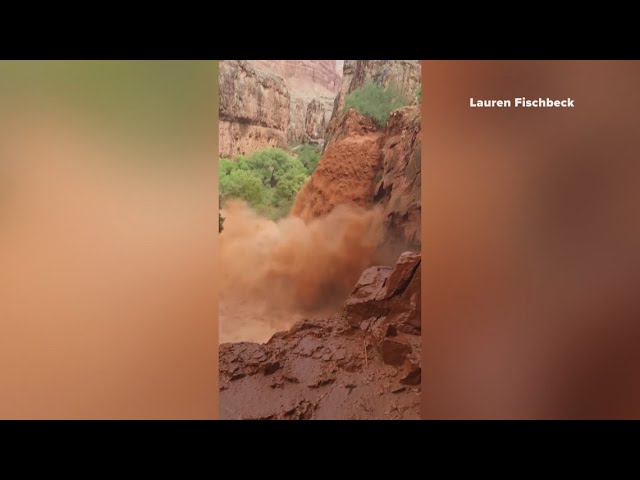 Monsoons trigger flooding at Grand Canyon National Park