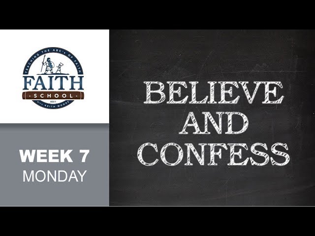 Monday - Believe And Confess