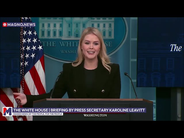 Karoline Leavitt questioned about Democrats "fighting on the streets" by Peter Doocy