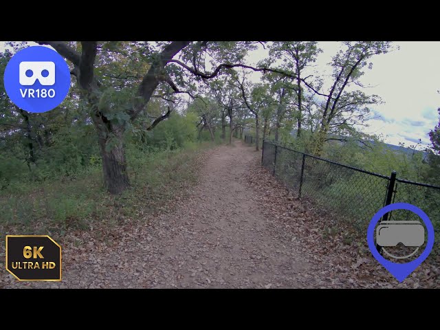 Grandad Bluff - Walking on the trail (VR180, Calf camera)