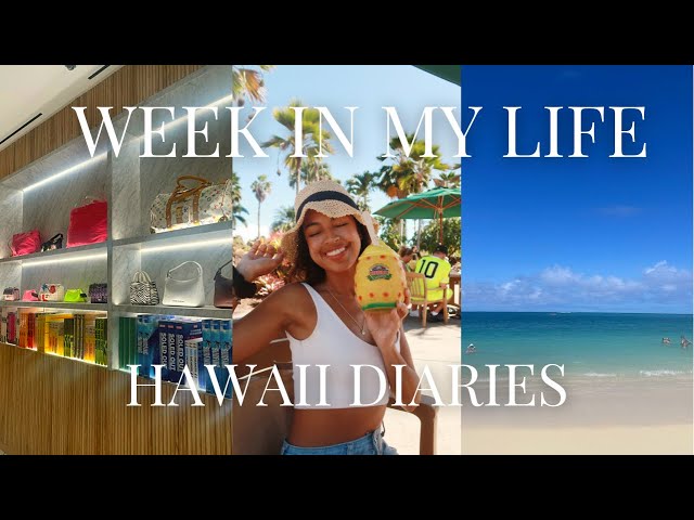 hawaii week in my life 🌈☺️ | dole plantation, shopping @ ala moana, & lanikai beach!