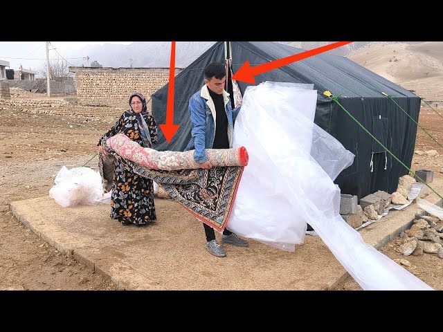 Buying a handmade carpet: buying a carpet for a nomadic family from a kind shopkeeper