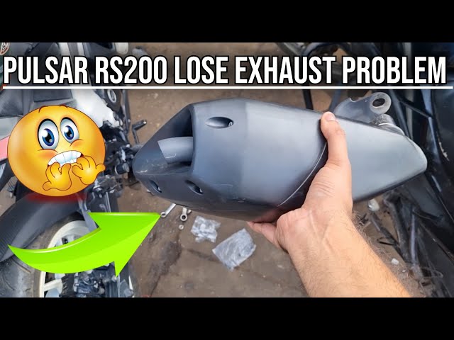 Bajaj Pulsar RS200 Lose Exhaust !