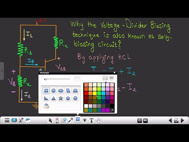 Why Voltage Divider Bias is known as Self Bias Circuit? | NPN Transistor | BJTs | BC547transistor