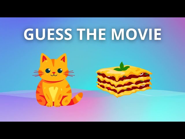 Guess the Movie by Emoji Quiz (Garfield, Inside Out 2, Lego, Sesame Street)