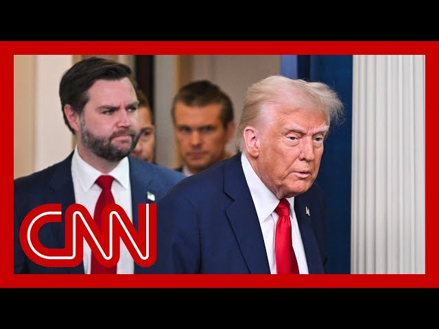 Trump says he doesn't see JD Vance as his successor