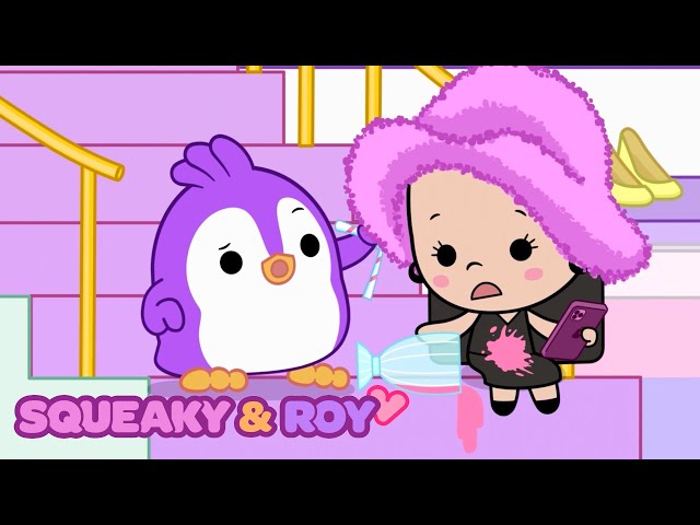 Brand New! | Squeaky & Roy - Milkshake disaster! | Funny Cartoons | Invisible Universe