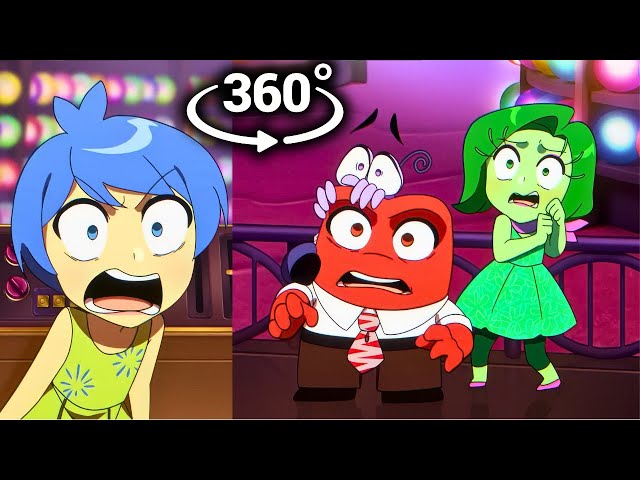 360º VR Joy is Delusional but Anime (Inside Out - 2 Animation)