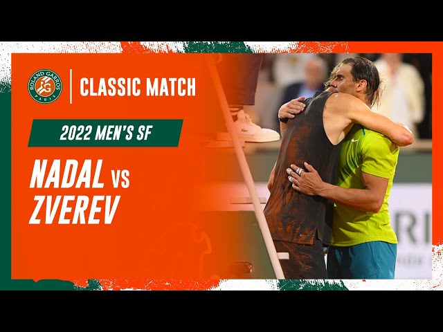 Nadal vs Zverev 2022 Men's semi-final | Roland-Garros Classic Match