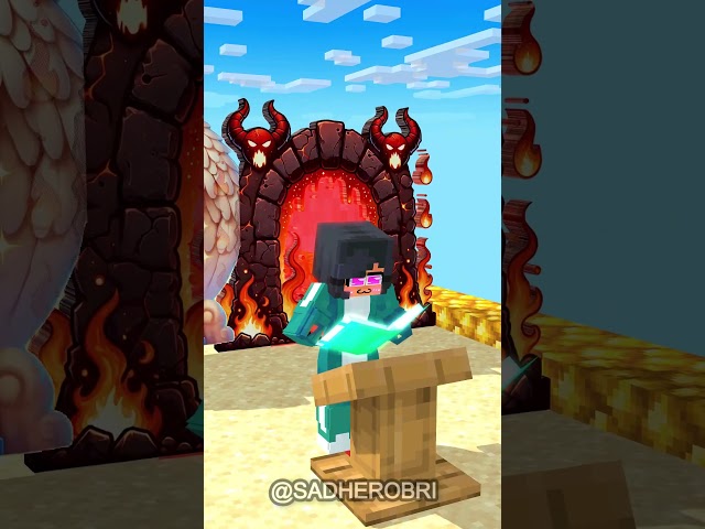 SQUID GAME HEAVEN AND HELL CHALLENGE: Does JJ deserve go to heaven with Aphmau? #minecraft  #fyp