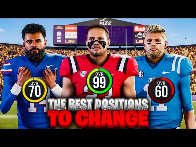 The Best Position Changes You Need to Be Doing in College Football 25 Dynasty