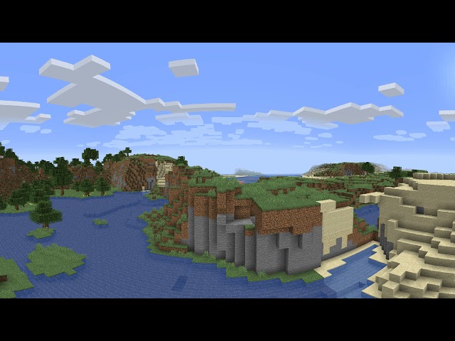 Minecraft Title screen in 360°