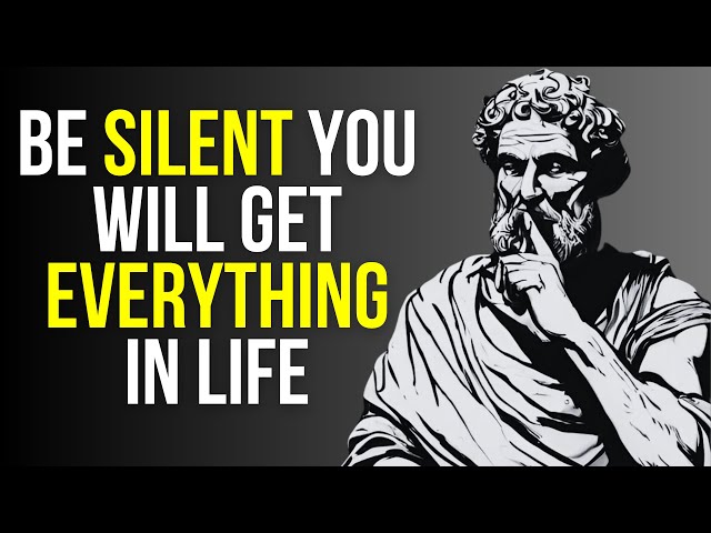 Silence is the height of contempt, 11 Traits of People Who Speak Less | Marcus Aurelius Stoicism