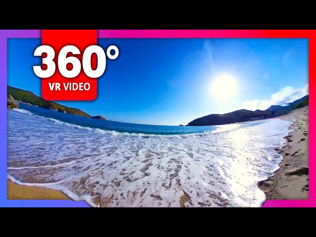 Ocean sounds, wave, sea, nature – meditation, sleep music, relaxing | VR Video 360