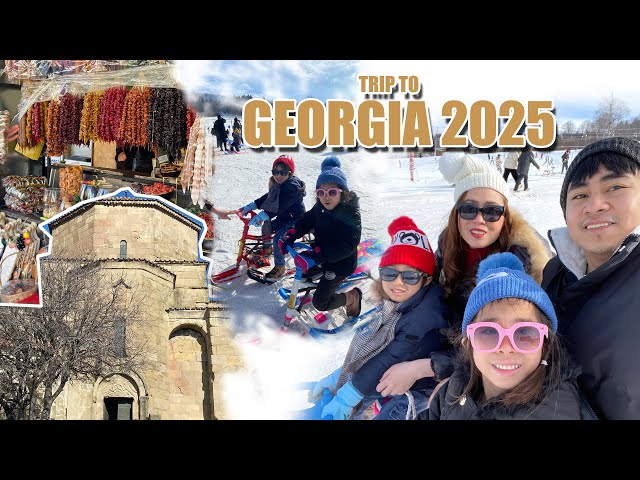 GEORGIA | TBILISI | BAKURIANI WINTER TRAVEL | VACATION JANUARY 2025