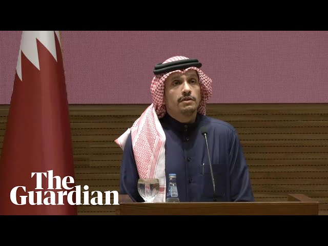 Qatar PM holds news conference in Doha – watch live