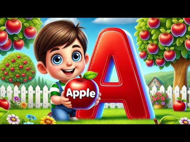 abc learning songs/abc phonics song/a for apple song/kids tv #abcd #chuchutv