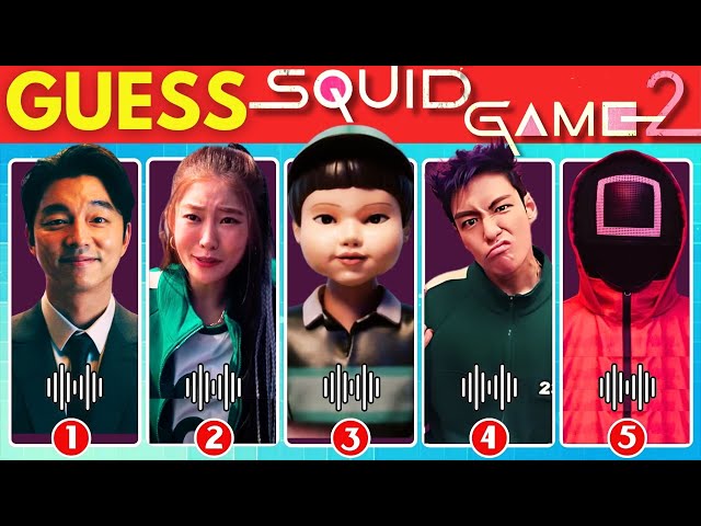 Guess Squid Game 2 Characters by Their Voice & Emojis ~ Squid Game Season 2 Quiz |Thanos, Player 456