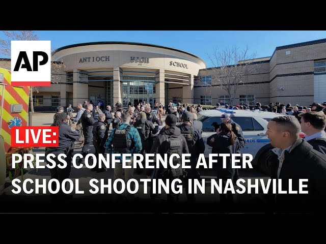 LIVE: Press conference after shooting at Antioch High School in Nashville