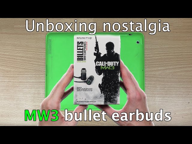 Amazing Call of Duty Earbuds from 2011