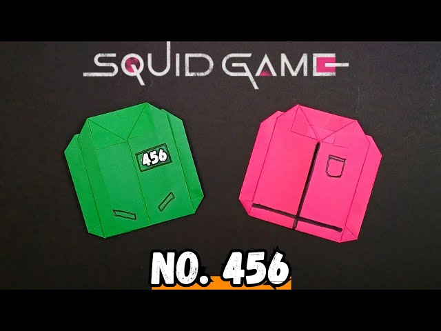 Amazing Origami / Making a Squid Game Outfit Using Only Paper!