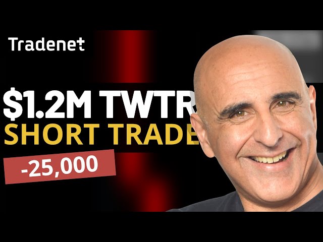 MY $1.2 MILLION TWITTER SHORT SWING TRADE!! $TWTR