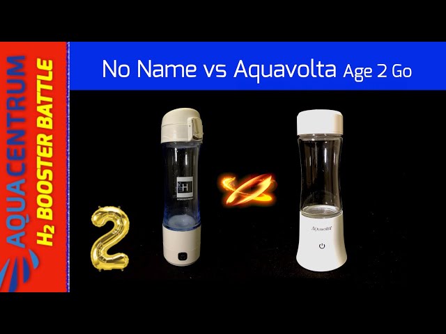 Test 2: Aquavolta® Age 2 go 2.8 / No Name H2 Generator | H2 content test with h2 test drops