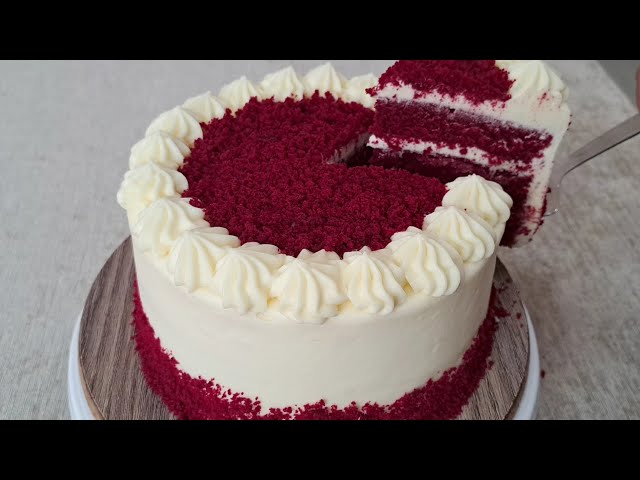 a very moist REDVELVET cake recipe