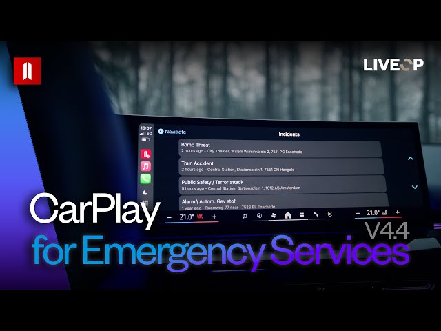 CarPlay for Emergency Services: Introducing LIVEOP Navigation for CarPlay 4.4