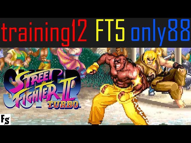 Super Street Fighter 2 Turbo - training12 [Ken] vs only88 [Dee Jay] (Fightcade FT5)