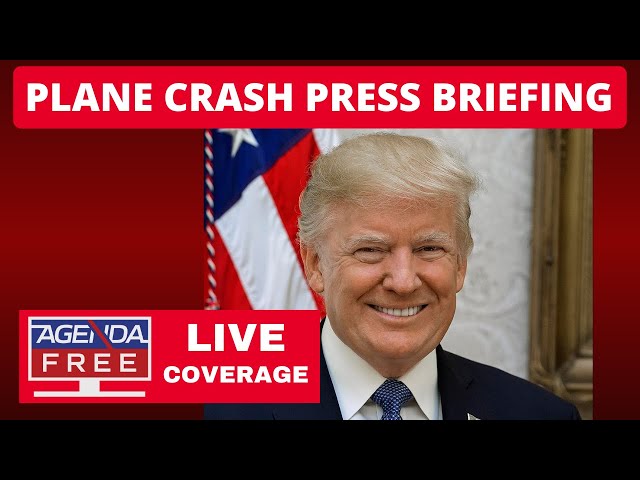 Trump Press Briefing on DC Plane Crash - LIVE Breaking News Coverage