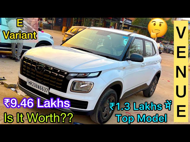 Hyundai Venue E Base Model Detail Review ll Is It Worth in ₹9.46 Lakhs ??