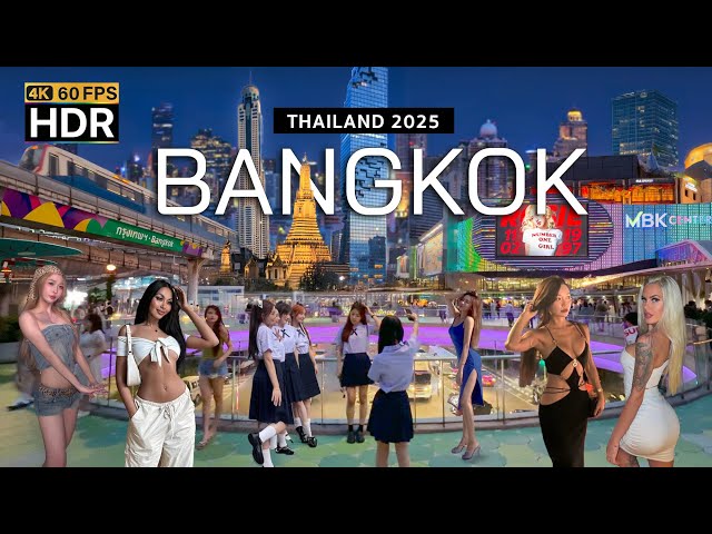 🇹🇭 4K HDR | Bangkok The Best City in the World to Visit in 2025 - Thailand Walking Tour