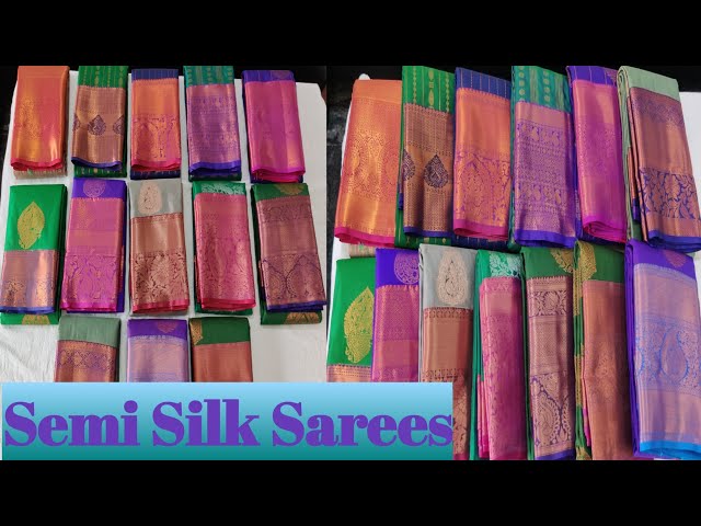 Semi Silk Sarees || SravanaMasam Special Budget Collection || Range 2800/-to 3500/- @ 8660767909