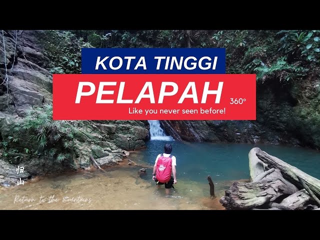 Pelapah Waterfalls (in 360°) Like You Never Seen Before! | Kota Tinggi | Hikes in Malaysia