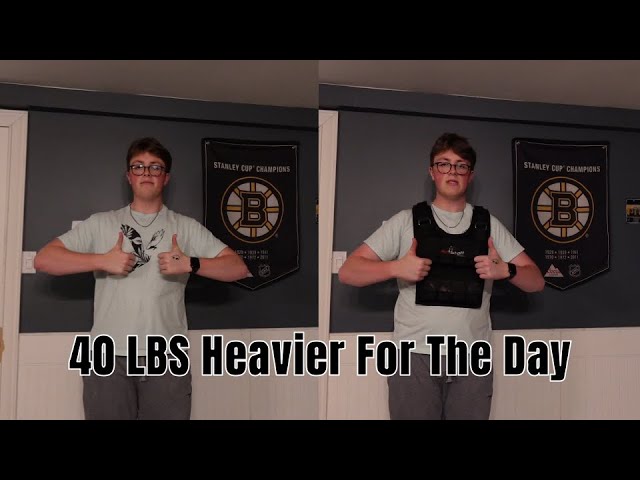 I Spent The Day 40 lbs. HEAVIER | Pre 75 hard weight