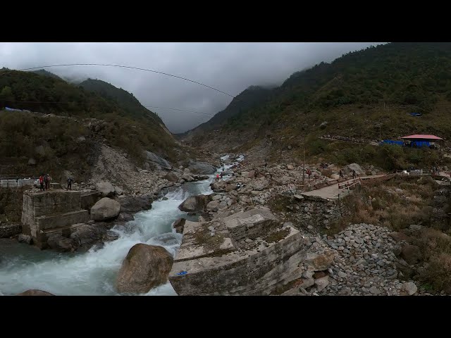 🙏KEDARNATH TREK🙏 BEAUTIFUL STREAM|| WITH INSTA 360 ONE X2||360° VIDEO