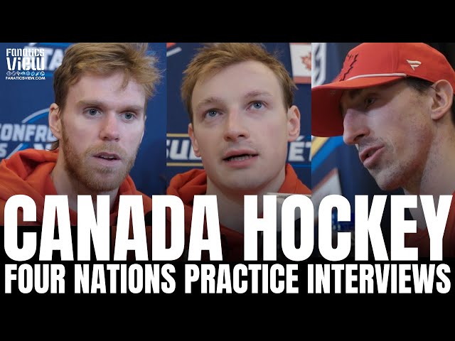 Nathan MacKinnon, Connor McDavid, Cale Makar, Brad Marchand & Canada Hockey Discuss Four Nations