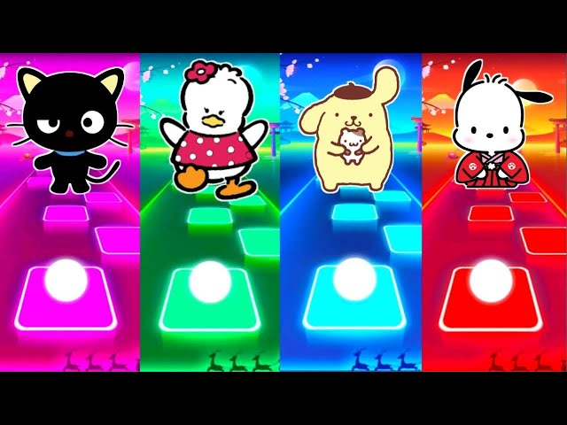 Chococat vs pekkle vs purin vs pochacco And Tiles Hop EDM Rush game