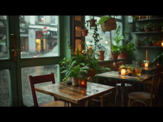 Gentle Rain ASMR In A Cozy Diner | Very Peaceful & Relaxing | Study & Stress Relief