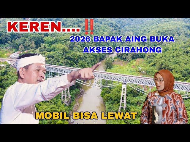 WOW‼️AMAZING‼️KDM JADI GUBERNUR JEMBATAN CIRAHONG SIAP DI RENOVASI SUPAYA MOBIL BISA LEWAT