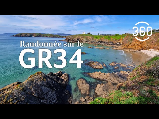 👋 Randonnée virtuelle sur le GR34 en Bretagne - VR 6K 360 video