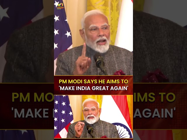 PM Modi Says He Aims to 'Make India Great Again' | #PMModi | #YTShorts | Today News | Mango News