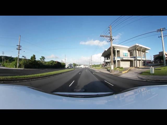 (VR) 360view#010 GUAM Hotel Rd - Hospital Rd - Marine Corps Drv 4K