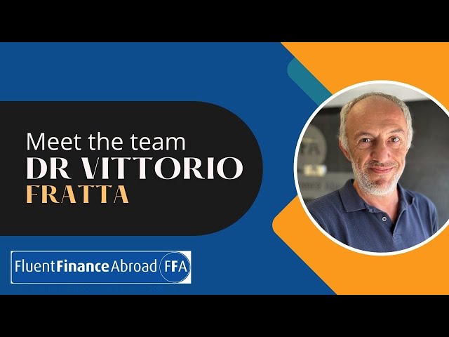 Meet the Team: Dr Vittorio Fratta, Whole of Market Spanish Mortgage Consultant