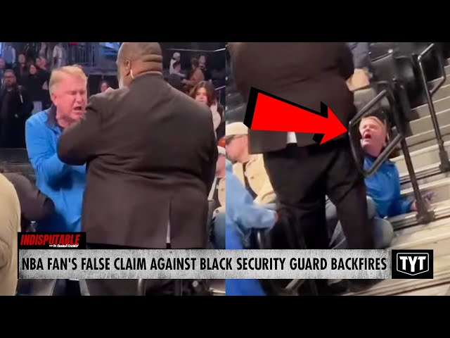 WATCH: NBA Fan’s PATHETIC Attempt to Ruin Black Security Guard’s Life Backfires