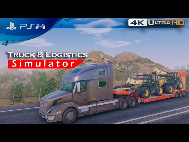 We Carried the Construction Vehicles | Truck & Logistics Simulator | 4K Game Play