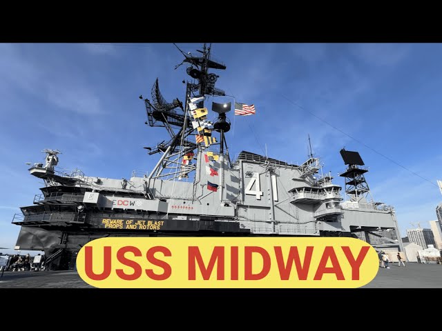 Vlog 9 - Thăm Tàu Chiến Hạm Mỹ USS Midway (Visit The USS Midway Museum)