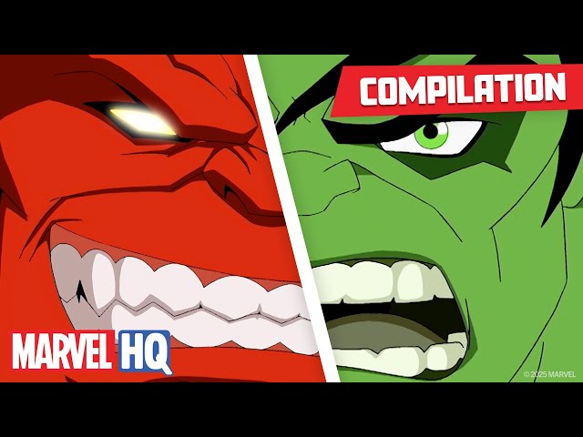 Best Red Hulk Moments | Compilation